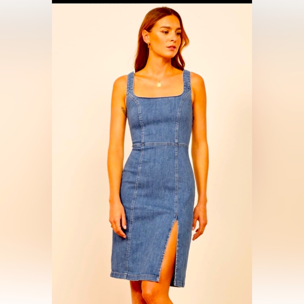 Reformation Denim Mini Dress